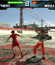 One (N-Gage) screenshot: Another shot of in-game arena. Looks stellar by N-Gage standards.