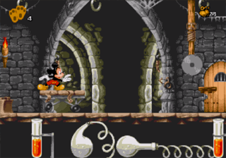 Mickey Mania (SEGA CD) screenshot: A platform classic