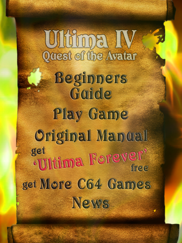 Screenshot of Ultima IV: Quest of the Avatar (iPad, 1985) - MobyGames