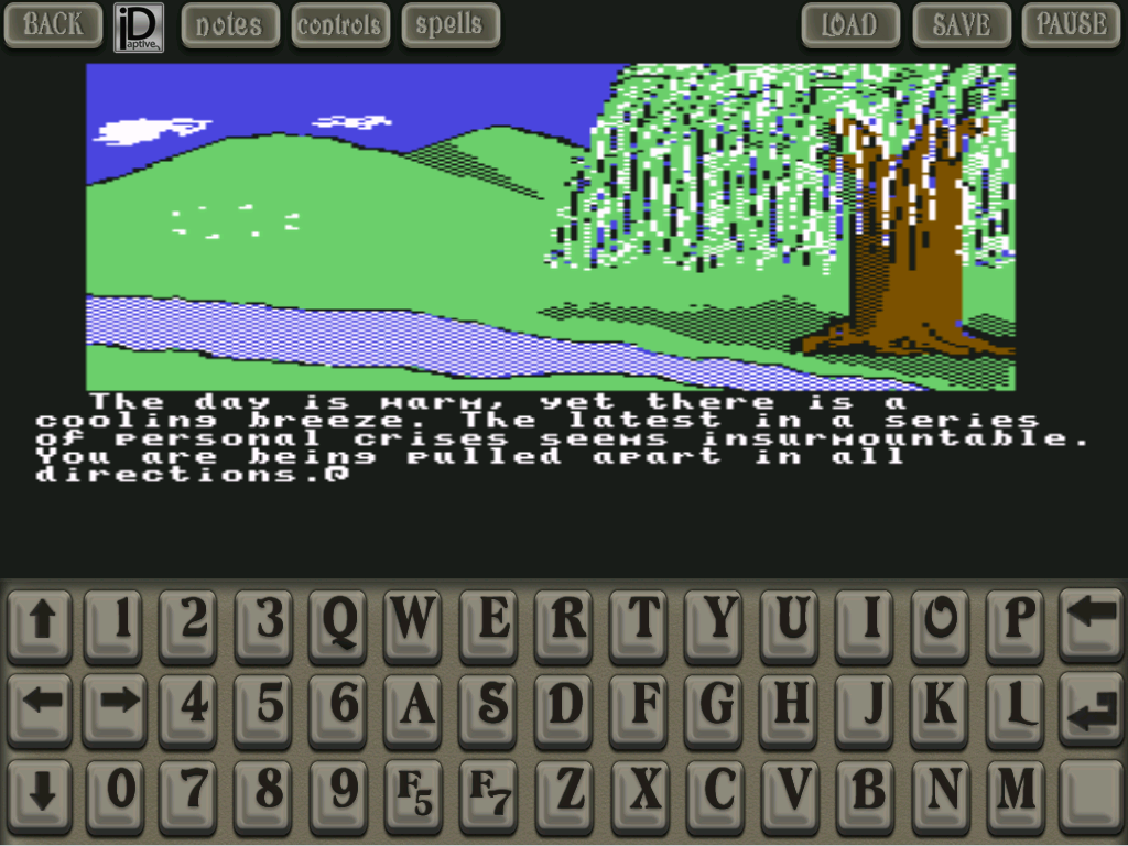 Ultima IV: Quest of the Avatar (iPad) screenshot: Opening story (landscape orientation)
