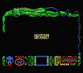 Mutan Zone (MSX) screenshot: Now to enter the mutant zone on a planet.