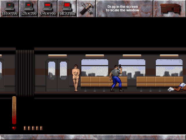 Private Investigator (Windows) screenshot: This scene on a train looks quite heroic