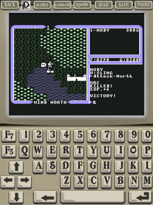Ultima IV: Quest of the Avatar (iPad) screenshot: They left a chest (portrait orientation)