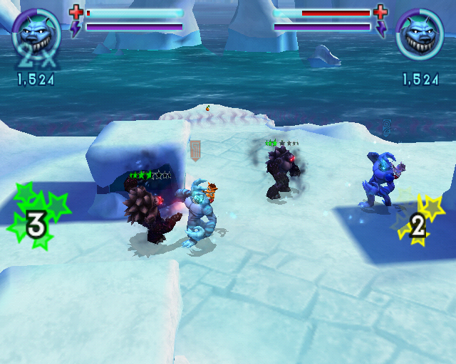 Crash: Mind over Mutant (PlayStation 2) screenshot: Mutant brawl