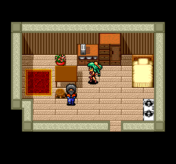 Megami Tengoku (TurboGrafx CD) screenshot: Visiting people's houses