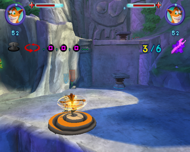 Crash: Mind over Mutant (PlayStation 2) screenshot: Spinning