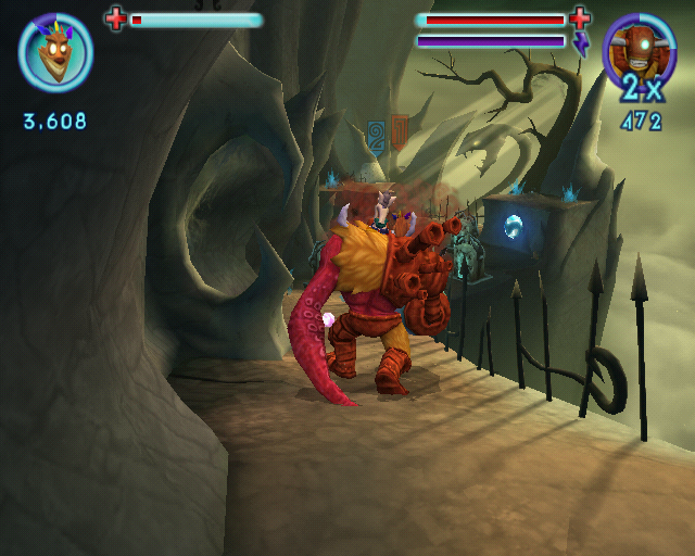 Crash: Mind over Mutant (PlayStation 2) screenshot: You look disgusting