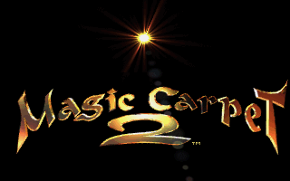 Magic Carpet 2: The Netherworlds (DOS) screenshot: Title Screen