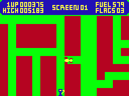 Karma Carzy (Dragon 32/64) screenshot: Gas tank