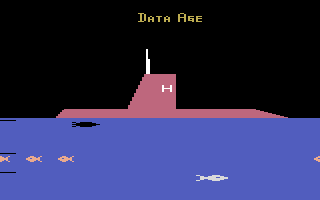 Airlock (Atari 2600) screenshot: Title screen