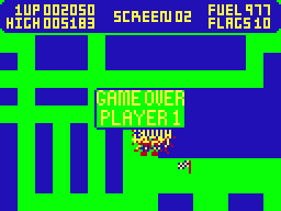 Screenshot of Karma Carzy (Dragon 32/64, 1985) - MobyGames