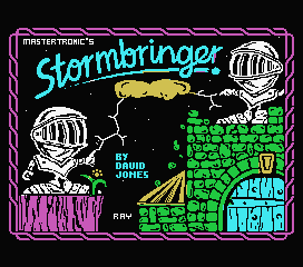 Stormbringer (MSX) screenshot: Loading screen