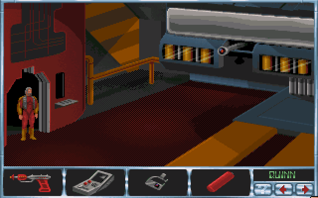Return to Ringworld (DOS) screenshot: Quantum drive