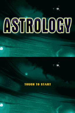 Astrology (Nintendo DS) screenshot: Title Screen