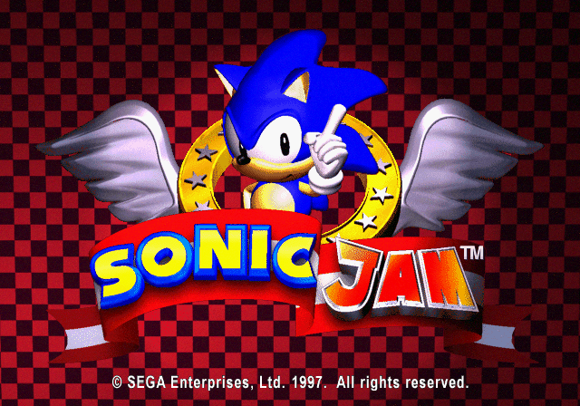 Sonic Jam (SEGA Saturn) screenshot: Title