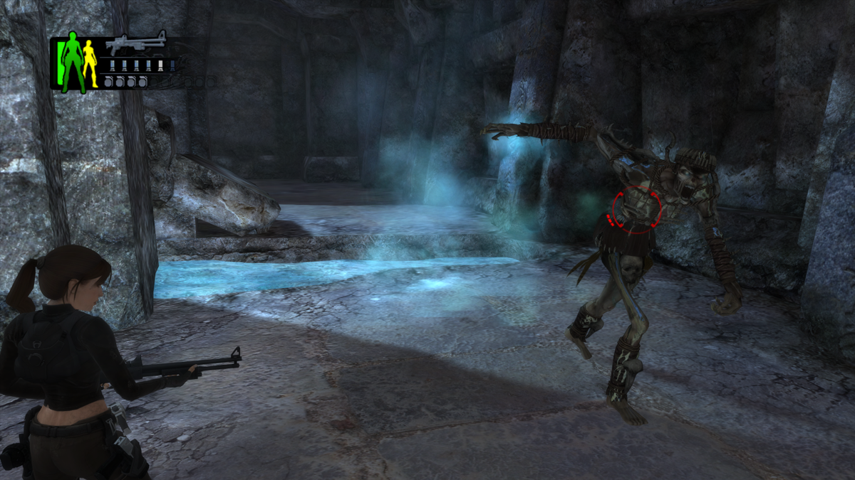 Tomb Raider: Underworld (Windows) screenshot: Undead skeletons anyone?