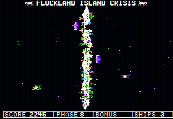 Flockland Island Crisis (Apple II) screenshot: Phase 8