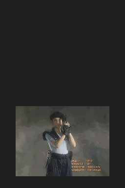 Resident Evil: Deadly Silence (Nintendo DS) screenshot: Jill Valentine, bitches! Sorry for that...