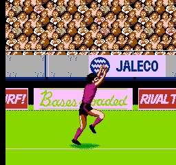 Goal! Two (NES) screenshot: Celebrating a goal