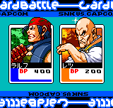 SNK vs Capcom: Card Fighters' Clash 2 - Expand Edition (Neo Geo Pocket Color) screenshot: Attacking screen