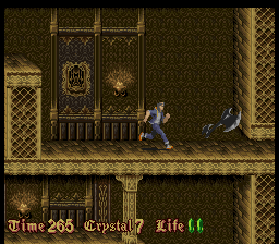 Nosferatu (SNES) screenshot: Stage 3 has floating axes