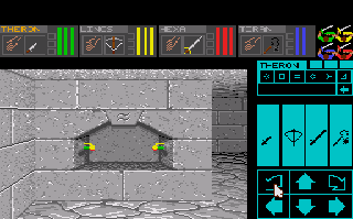 Dungeon Master: Theron's Quest (TurboGrafx CD) screenshot: my 1st spell