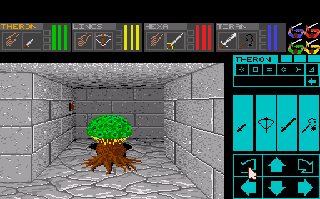 Dungeon Master: Theron's Quest (TurboGrafx CD) screenshot: a happy tree friend!!