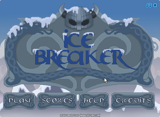 Icebreaker (Browser) screenshot: Title screen