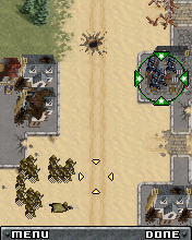 Company of Heroes (J2ME) screenshot: Here's where we start out