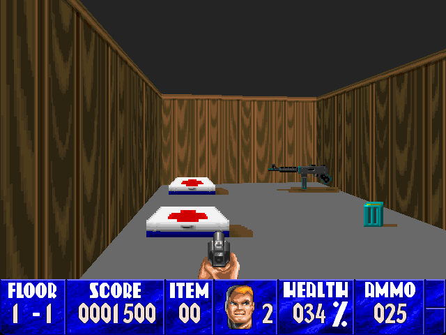 Screenshot of Wolfenstein 3D (Macintosh, 1992) - MobyGames