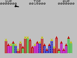 Mission Omega (ZX Spectrum) screenshot: Starting out (easiest level has no enemies)