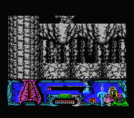 Satan (MSX) screenshot: Starting location