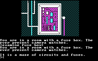 Screenshot of Asylum II (DOS, 1982) - MobyGames