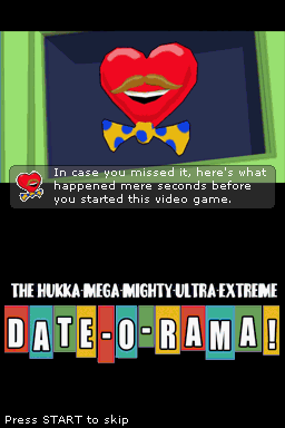 Johnny Bravo in The Hukka-Mega-Mighty-Ultra-Extreme Date-O-Rama! (Nintendo DS) screenshot: Intro