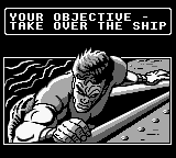 Navy Seals (Game Boy) screenshot: Level 3, take over the ship