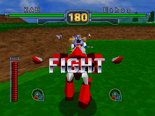 Robo-Pit 2 (PlayStation) screenshot: Am I ready to fight? Of course I am!