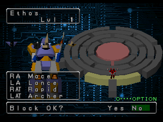Robo-Pit 2 (PlayStation) screenshot: My first opponent