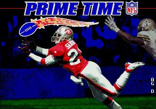 Prime Time NFL Football starring Deion Sanders (Genesis) screenshot: Title