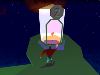 Blasto (PlayStation) screenshot: A lift