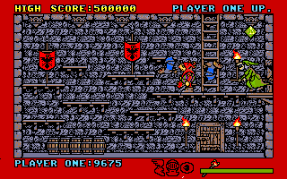 Black Lamp (Amiga) screenshot: Why is everyone trying to kill me in this game?!!