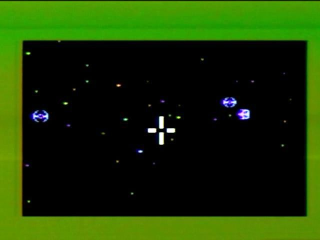 Space Spartans (Intellivision) screenshot: Enemy ships approaching