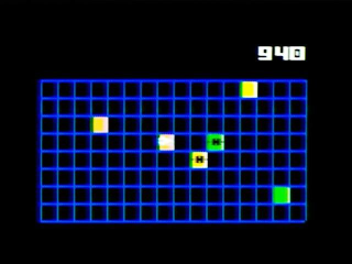Space Spartans (Intellivision) screenshot: Space sector map with bases