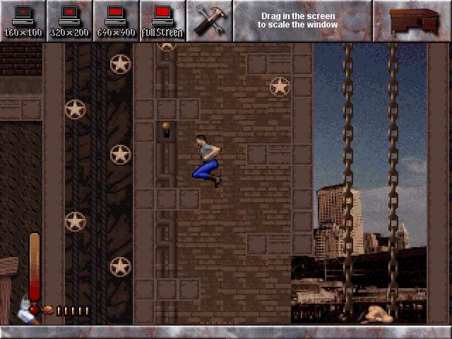 Private Investigator (Windows) screenshot: Some left and right jumping to reach a lever