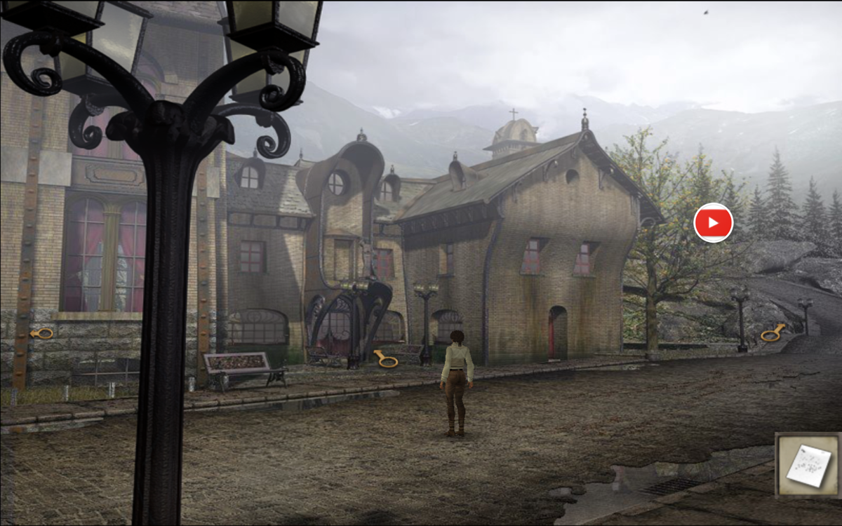 Syberia (Android) screenshot: The village Valadilene