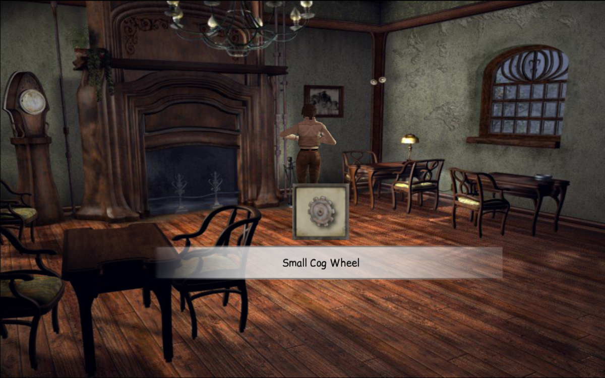 Syberia (Android) screenshot: Found a new item to add to my inventory