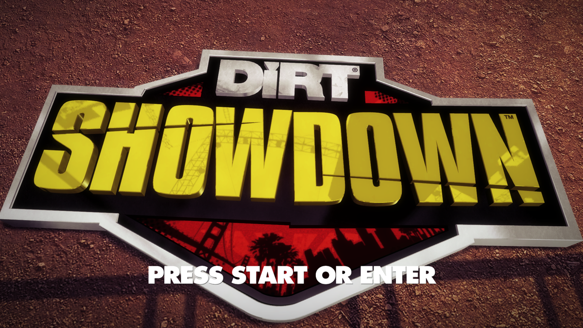 DiRT: Showdown (Windows) screenshot: Title screen