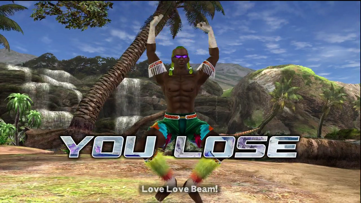 Dead or Alive 4 (Xbox 360) screenshot: ... it's a Japanese game.