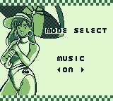 Roadster (Game Boy) screenshot: Race with music on or off