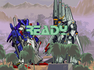 Gundam: The Battle Master (PlayStation) screenshot: Ready...!