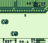 Roadster (Game Boy) screenshot: Countdown to race start